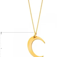 Złota zawieszka - Księżyc