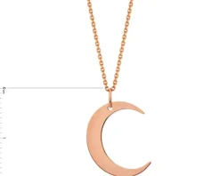 Złota zawieszka - Księżyc