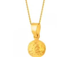 Złota zawieszka - Kulka