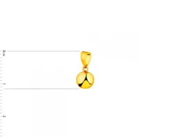 Złota zawieszka - kulka