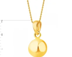 Złota zawieszka - kulka