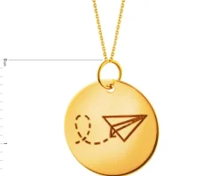 Złota zawieszka - latawiec