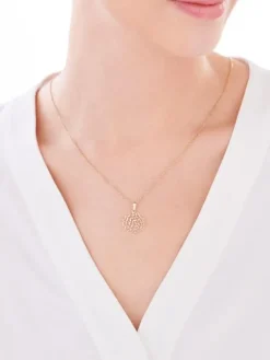 Złota zawieszka - liście