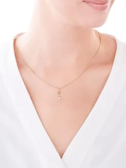 Złota zawieszka - litera  J