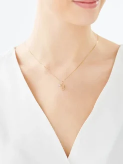 Złota zawieszka - litera U