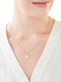 Złota zawieszka - litera Z