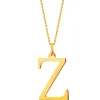 Złota zawieszka - litera Z