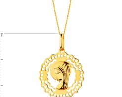 Złota zawieszka - medalik