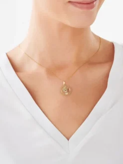 Złota zawieszka - medalik