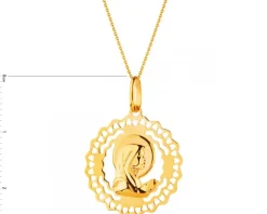 Złota zawieszka - medalik