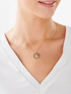 Złota zawieszka - medalik