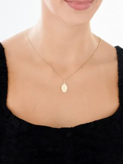 Złota zawieszka - medalik Matka Boska