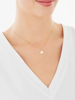 Złota zawieszka - medalik Matka Boska