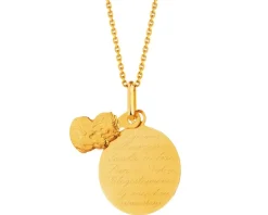 Złota zawieszka - medalik Matka Boska Częstochowska