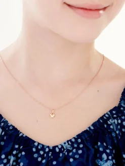 Złota zawieszka - motyl