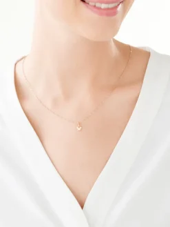 Złota zawieszka - motyl