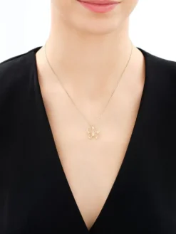 Złota zawieszka - motyl