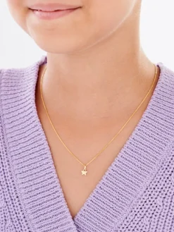 Złota zawieszka - motyl