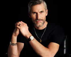 Złota zawieszka - nieśmiertelnik, EKG serca