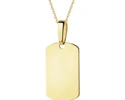 Złota zawieszka - nieśmiertelnik