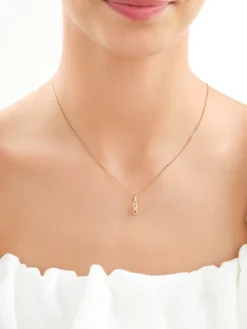 Złota zawieszka - nieskończoność