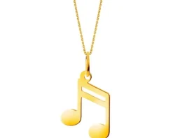 Złota zawieszka - nutka