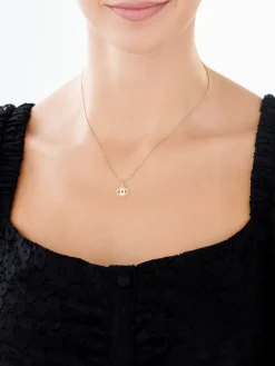 Złota zawieszka - oko