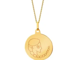 Złota zawieszka - Panna