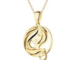 Złota zawieszka - Panna