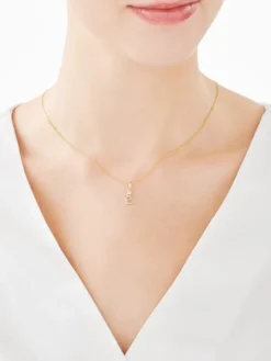 Złota zawieszka - Panna