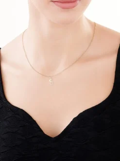 Złota zawieszka - paw