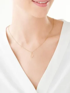 Złota zawieszka - podkowa