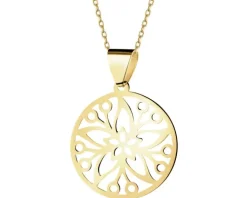 Złota zawieszka - rozeta