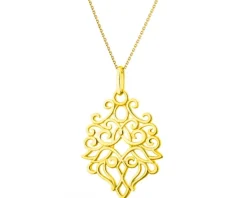 Złota zawieszka - rozeta