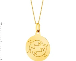 Złota zawieszka - Ryby