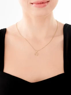 Złota zawieszka - serca