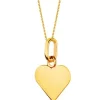 Złota zawieszka - serce