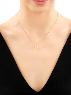 Złota zawieszka - serce