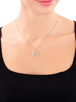 Złota zawieszka - serce