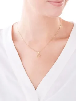 Złota zawieszka - serce