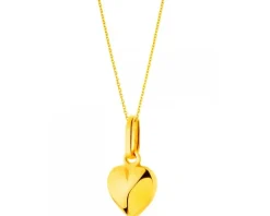Złota zawieszka - serce