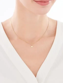 Złota zawieszka - serce