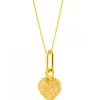 Złota zawieszka - serce