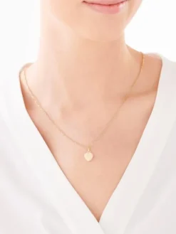 Złota zawieszka - serce