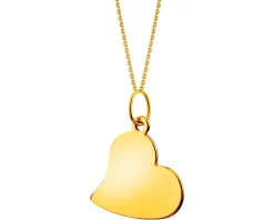 Złota zawieszka - serce
