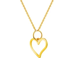 Złota zawieszka - serce