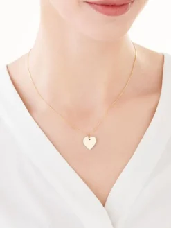 Złota zawieszka - serce