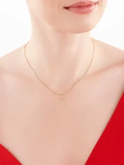 Złota zawieszka - serce