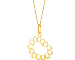 Złota zawieszka - serce