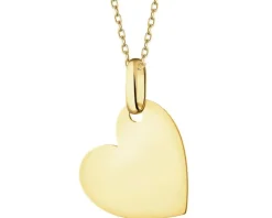 Złota zawieszka - serce